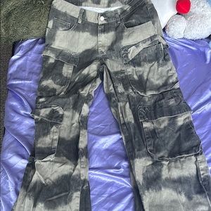 Tie-Dye Cargo Pants Size 30 (Women)